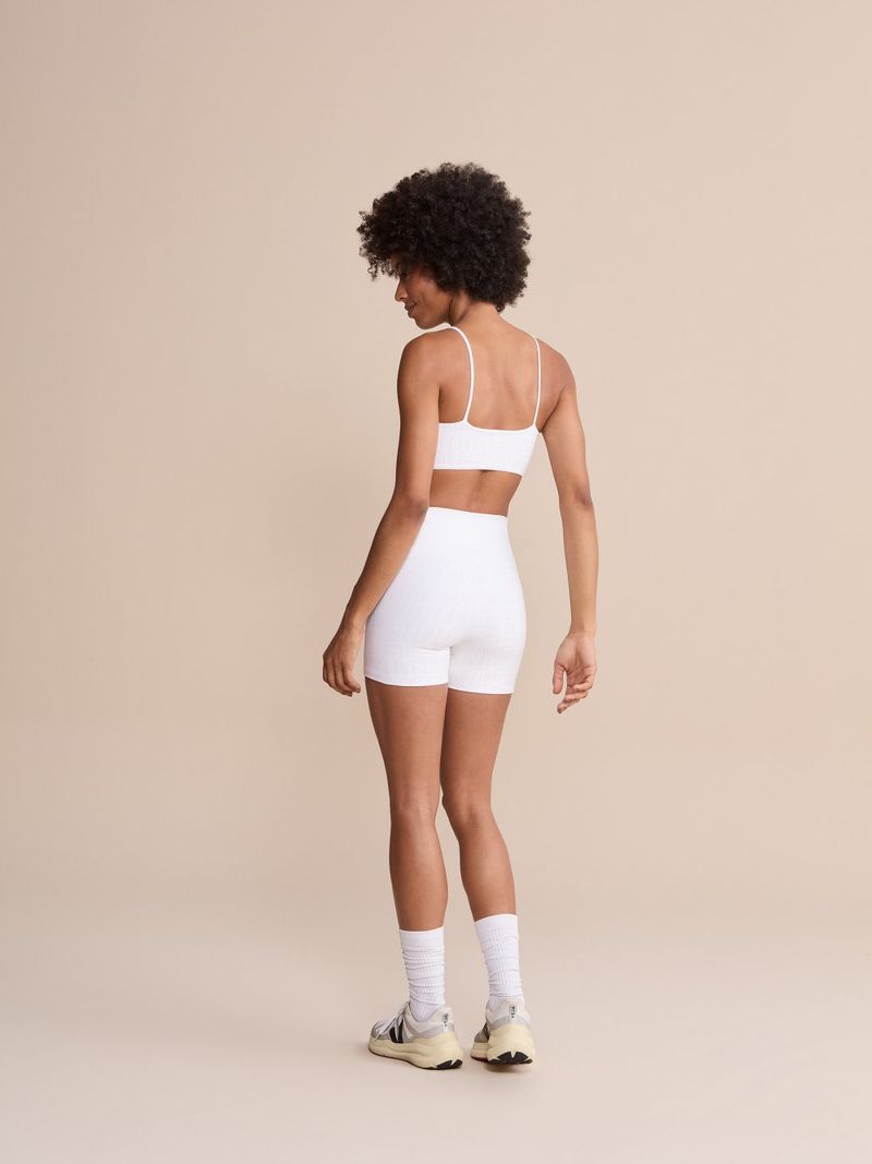 Shorts Fit Live Cor:Branco;Tamanho:P 3