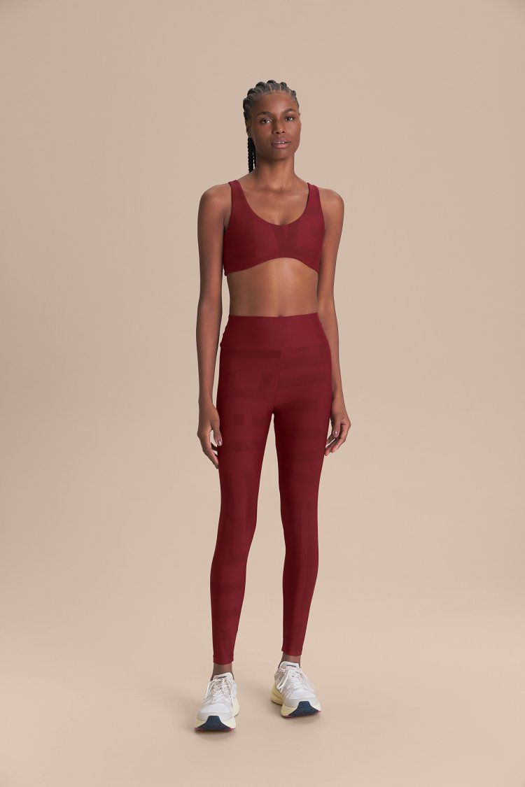 Top Reversible Maxi LIVE Cor:Vermelho Escuro;Tamanho:M 3