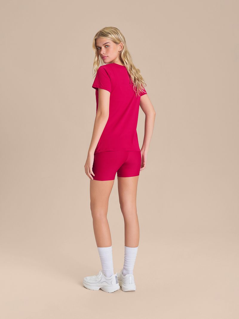 Camiseta LIVE Comfort Cor:Pink;Tamanho:G 4