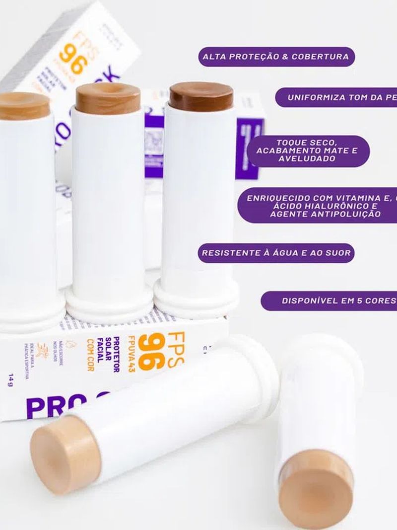 Pro Stick Protetor Solar Multifuncional FPS96 Cor:PRO15 9