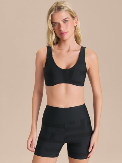 Top Reversible Maxi LIVE Cor:Preto;Tamanho:G