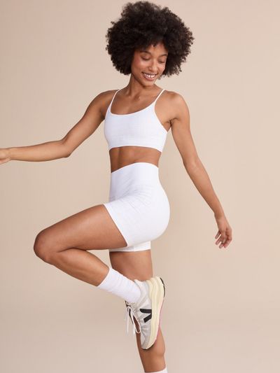 Shorts Fit Live Cor:Branco;Tamanho:M