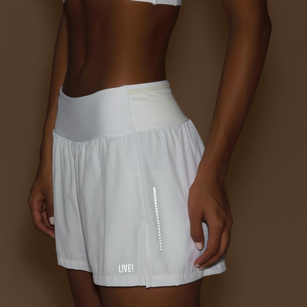 Shorts Pro Six Pockets Cor:Branco;Tamanho:M 2