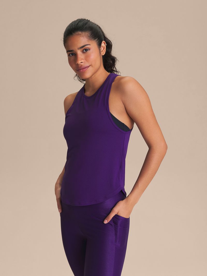 Regata Breath Back Comfort Cor:Violeta;Tamanho:P 1