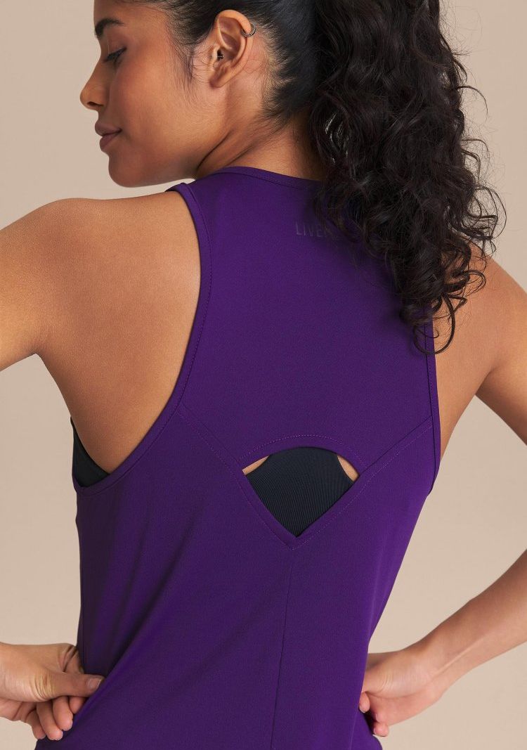 Regata Breath Back Comfort Cor:Violeta;Tamanho:P 2