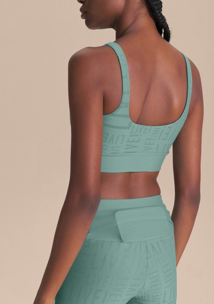 Shorts Fit LIVE Cor:Verde Menta;Tamanho:M 2