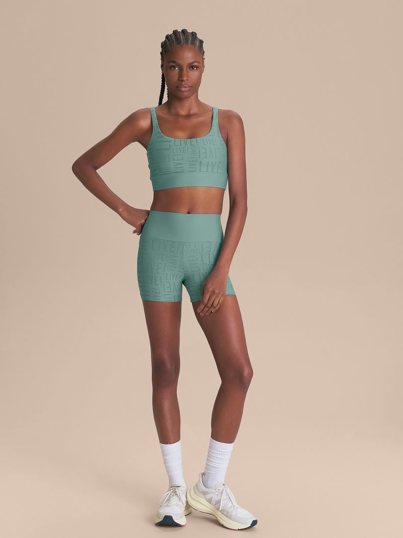 Shorts Fit LIVE Cor:Verde Menta;Tamanho:M 3