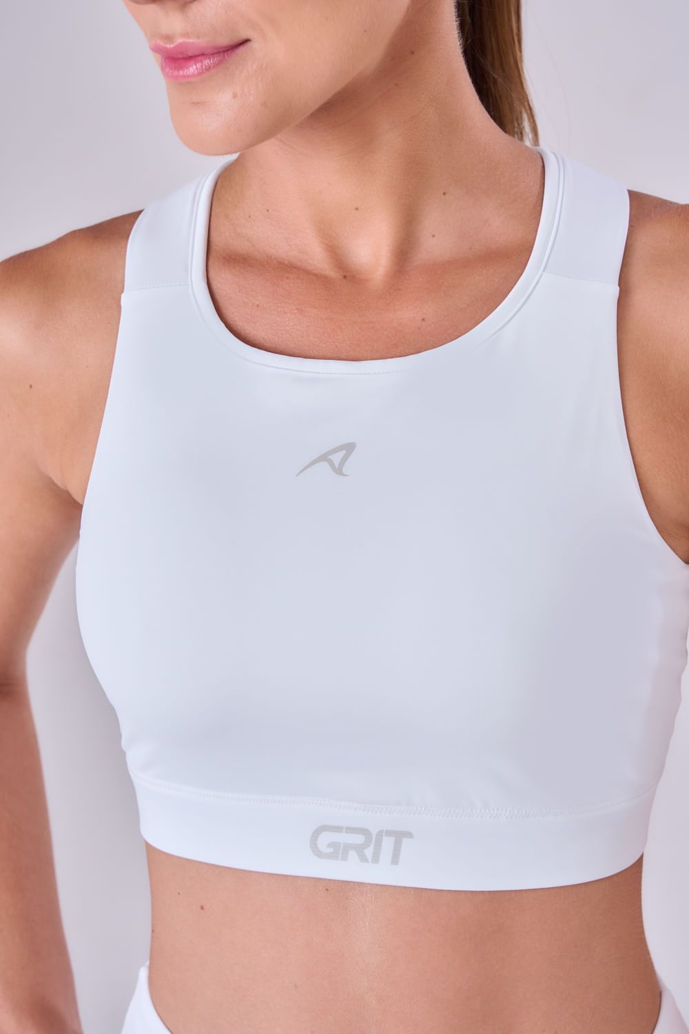 TOP GRIT BOSSA AJUSTAVEL 1 BOLSO NADADOR ALL WHITE Cor:Branco;Tamanho:G 6