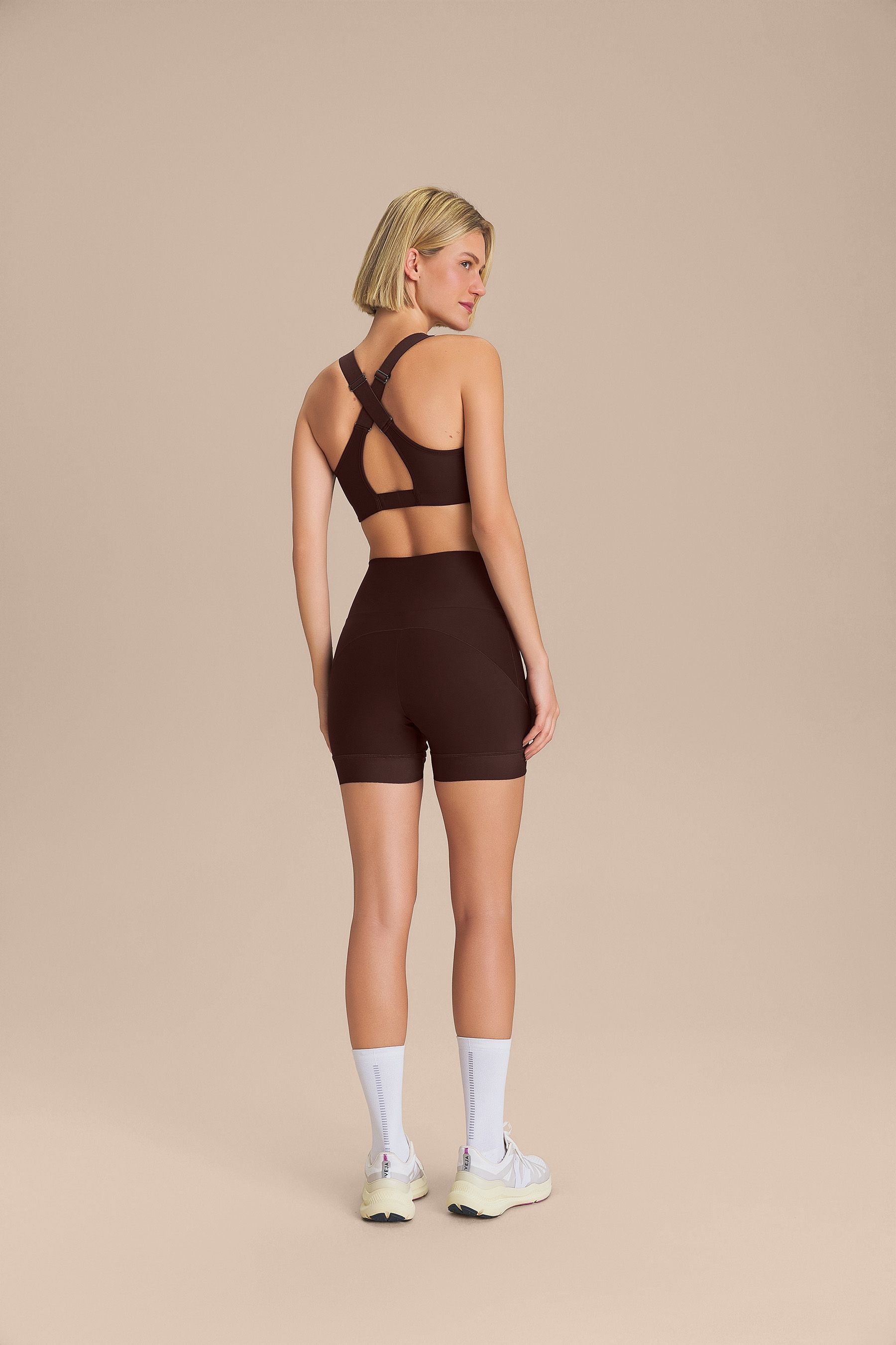 Shorts Intense Race Pro Cor:Marrom;Tamanho:M 10