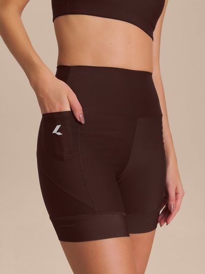 Shorts Intense Race Pro Cor:Marrom;Tamanho:M