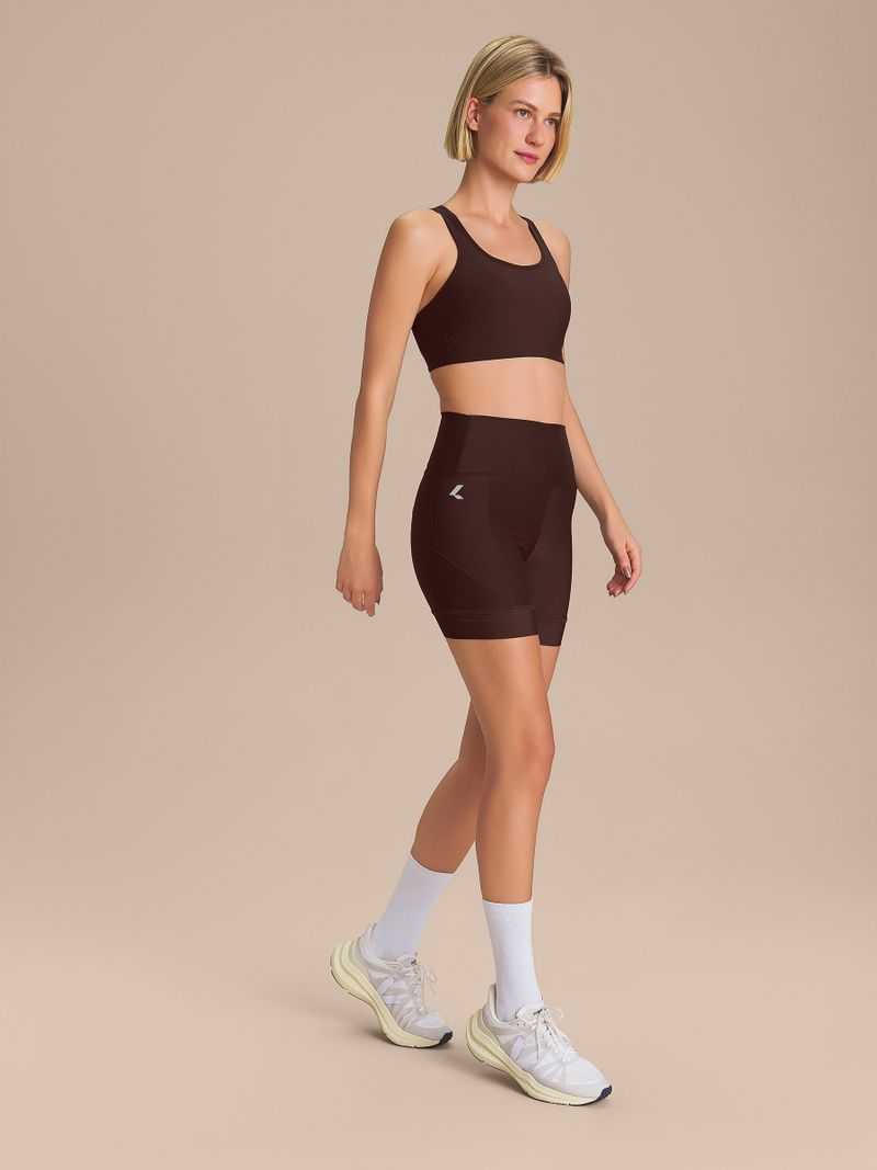 Shorts Intense Race Pro Cor:Marrom;Tamanho:M 8