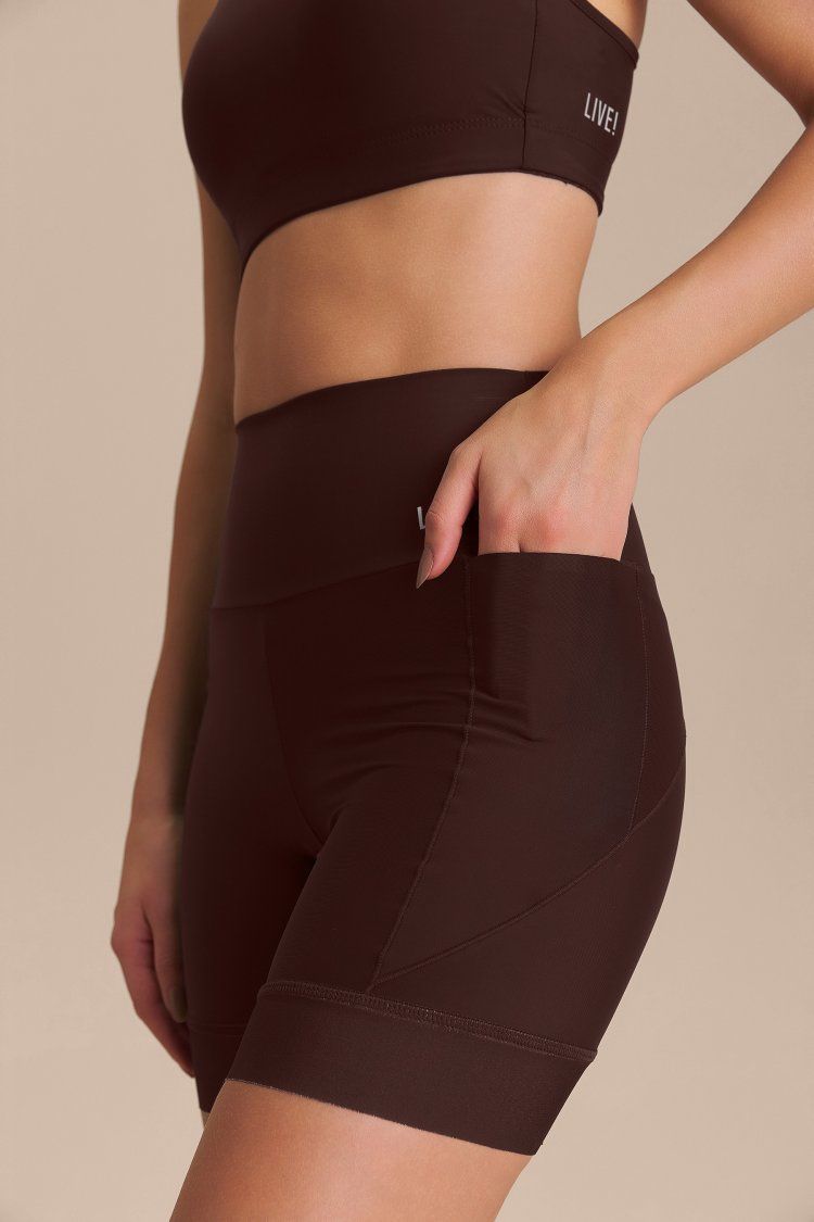 Shorts Intense Race Pro Cor:Marrom;Tamanho:M 3