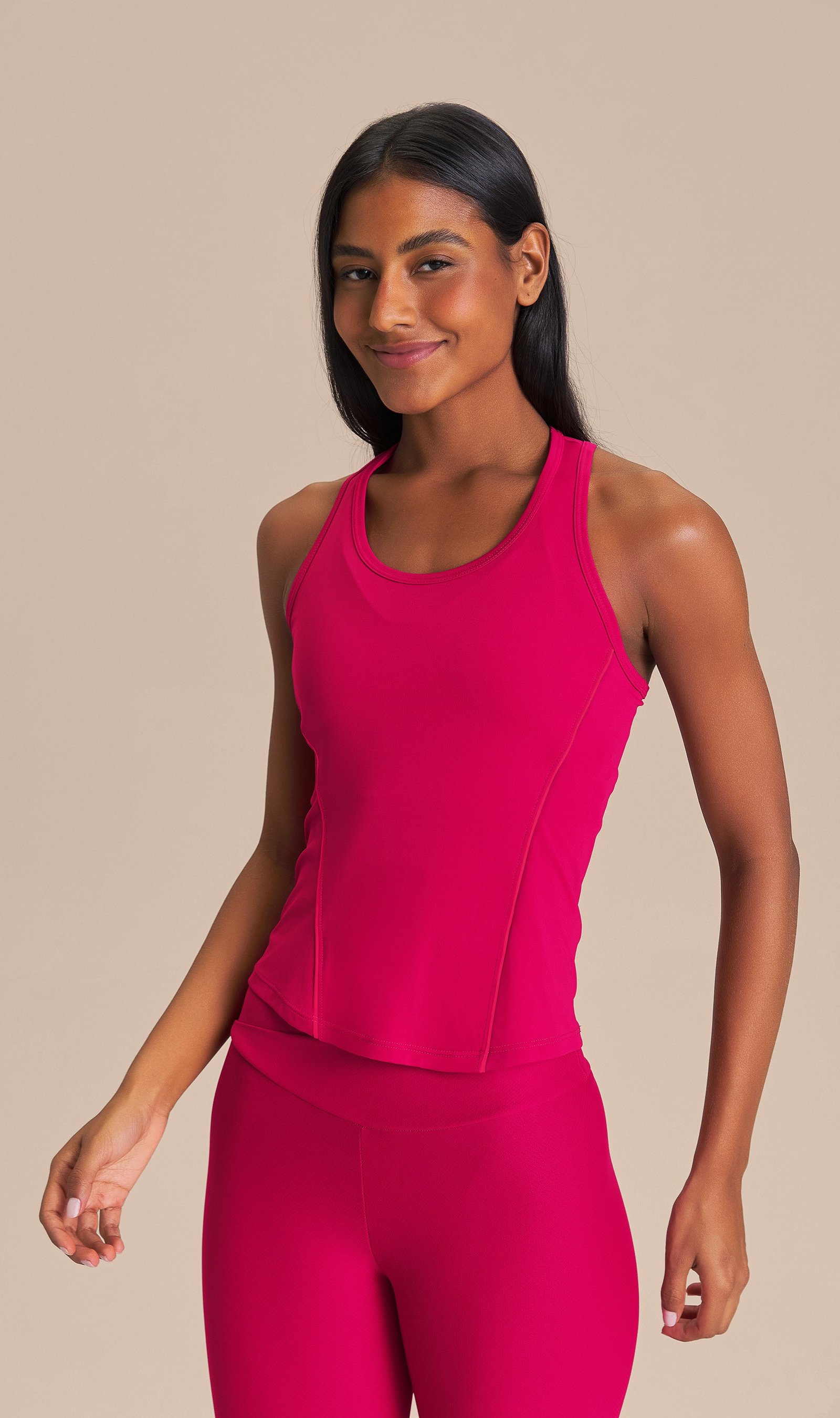 Regata Nadador Bio Stretch Cor:Pink;Tamanho:P