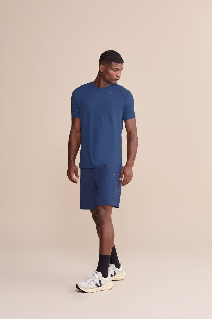 Camiseta Basic Comfort Men Cor:Azul Escuro;Tamanho:G 2