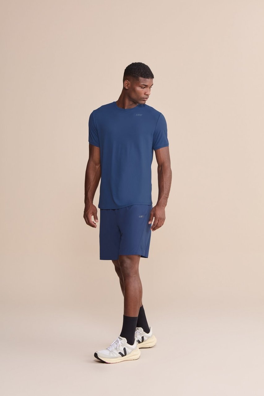 Camiseta Basic Comfort Men Cor:Azul Escuro;Tamanho:G