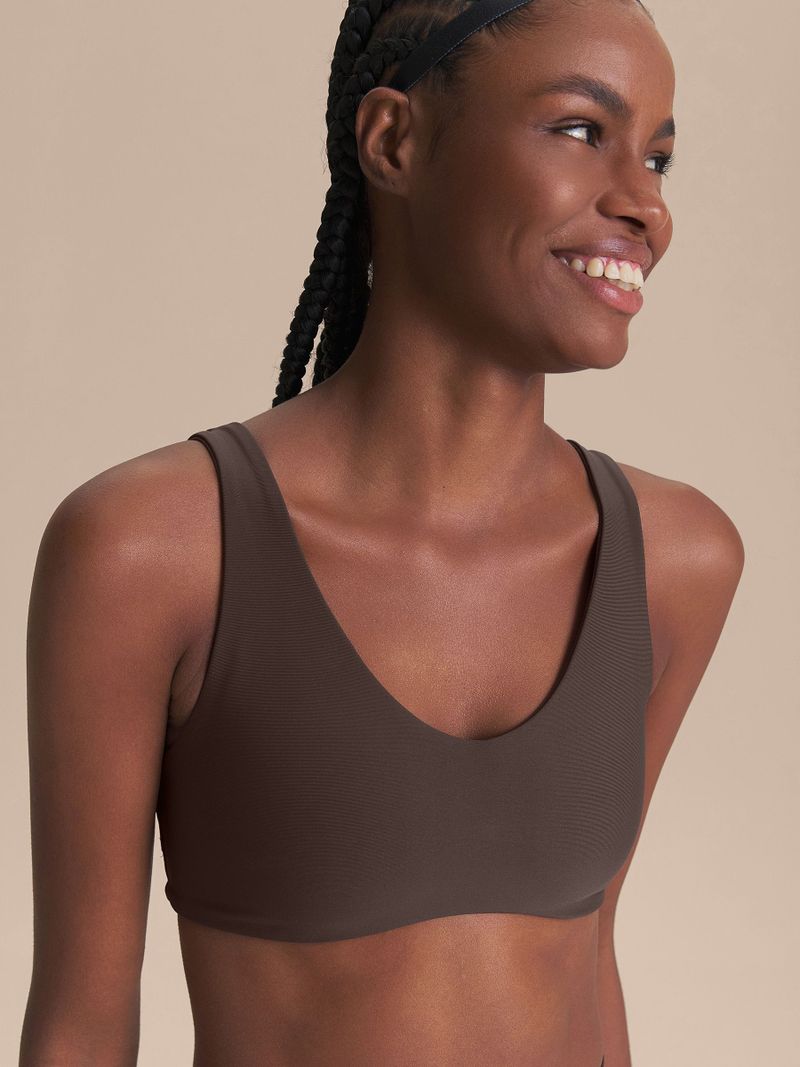 Top Reversible Maxi LIVE Cor:Cinza Escuro;Tamanho:P 2