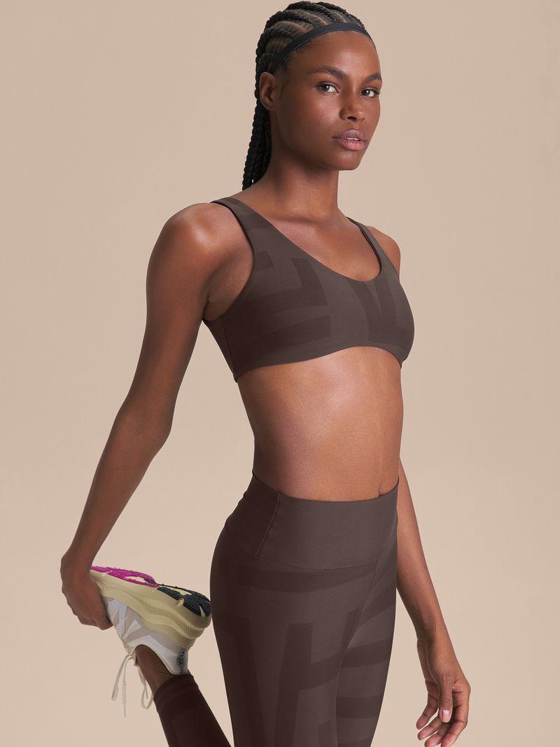 Top Reversible Maxi LIVE Cor:Cinza Escuro;Tamanho:P 1