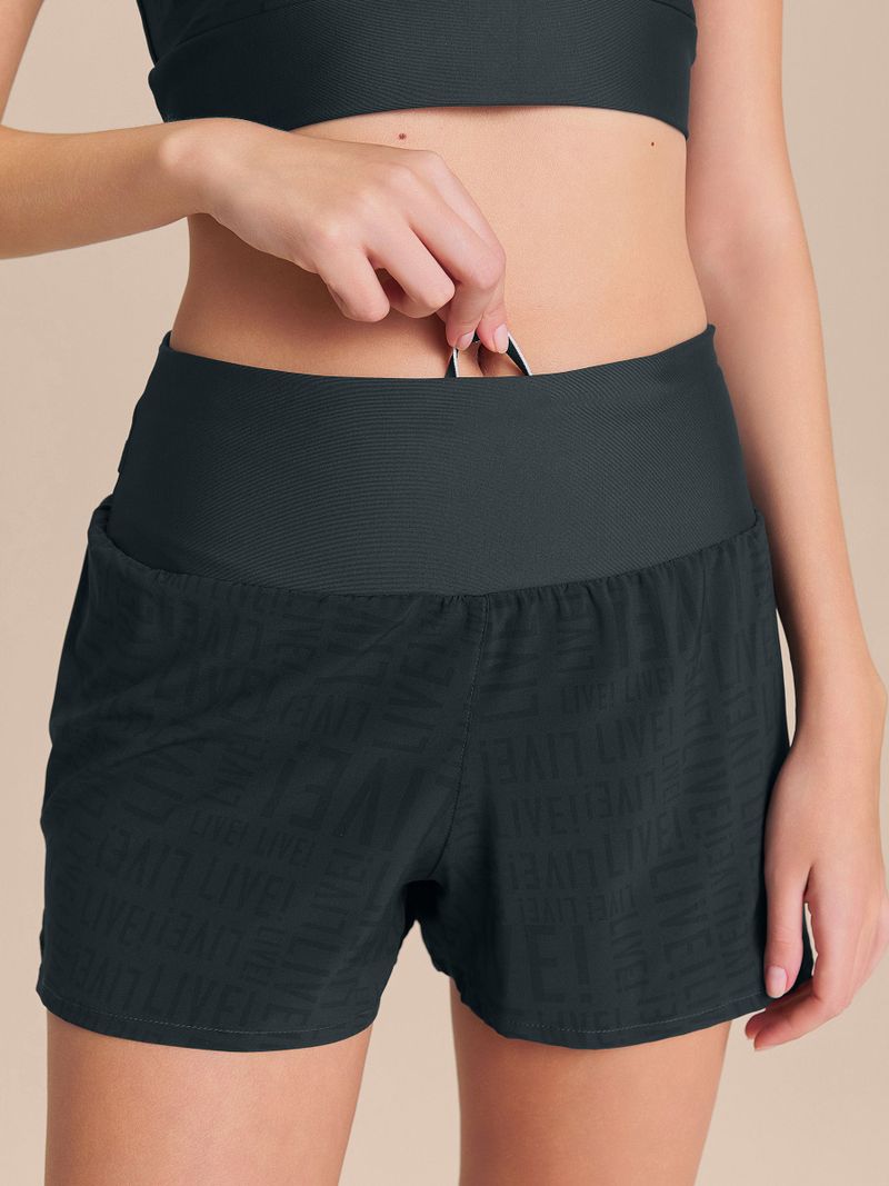 Shorts Run LIVE Cor:Verde Escuro;Tamanho:M 1