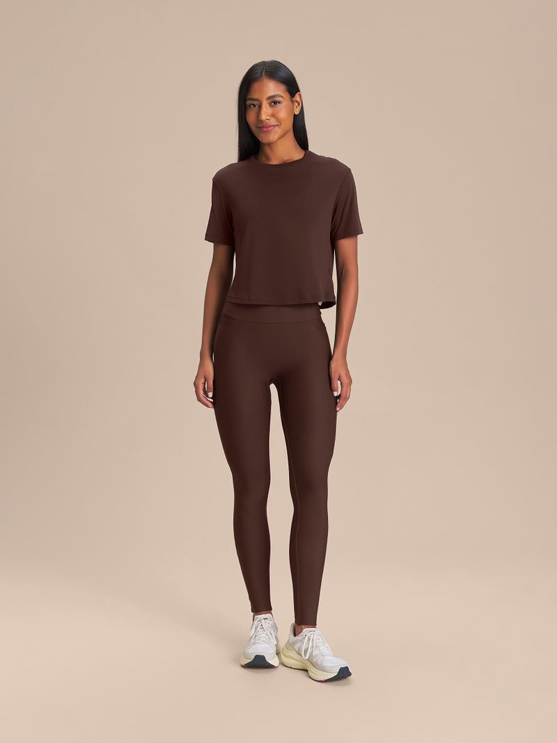 Legging Pocket Hydefit Adaptiv Cor:Marrom;Tamanho:P 1