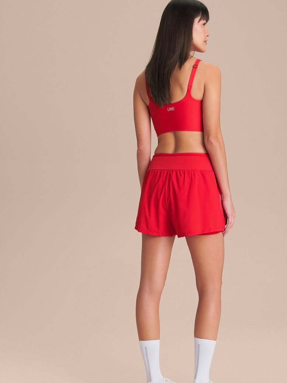 Shorts Pro Six Pockets Cor:Vermelho;Tamanho:M 2