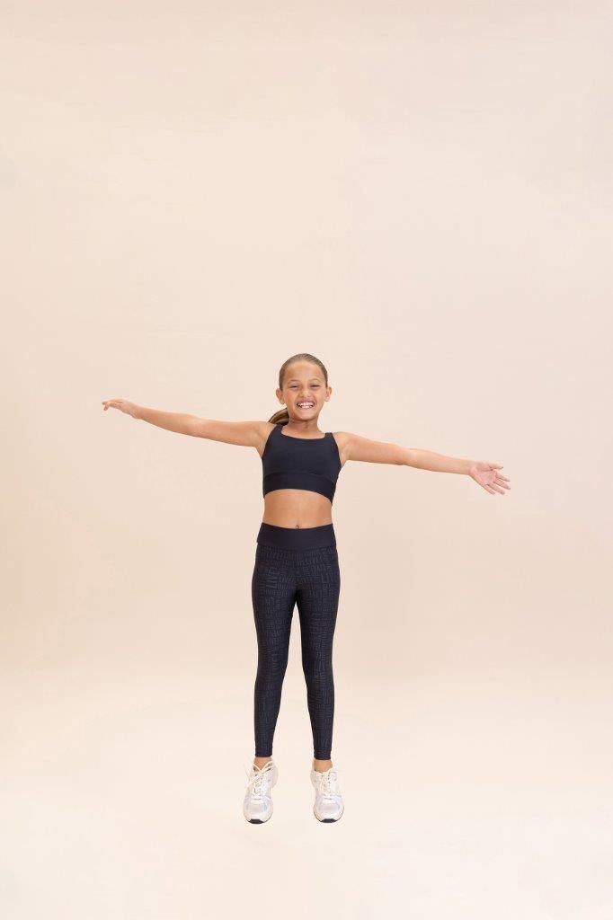 Legging Sense Live Kids Cor:Preto;Tamanho:10 2