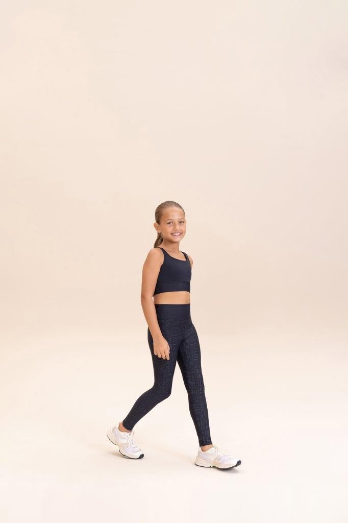 Legging Sense Live Kids Cor:Preto;Tamanho:10 3