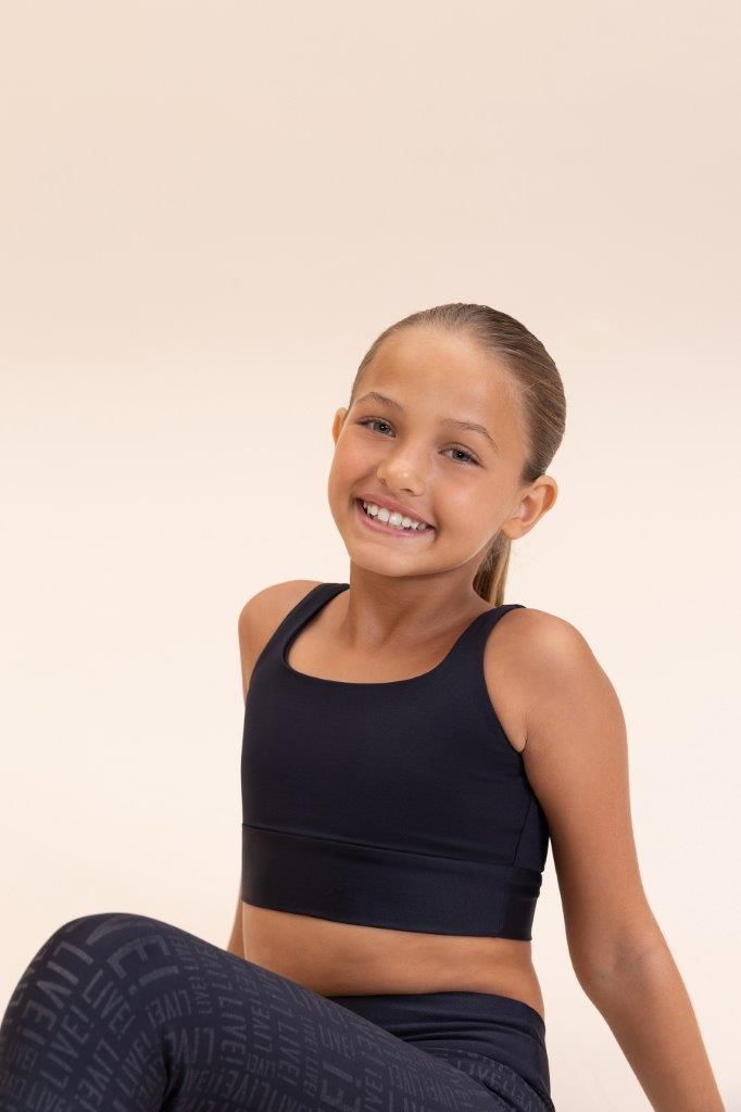 Legging Sense Live Kids Cor:Preto;Tamanho:10 5