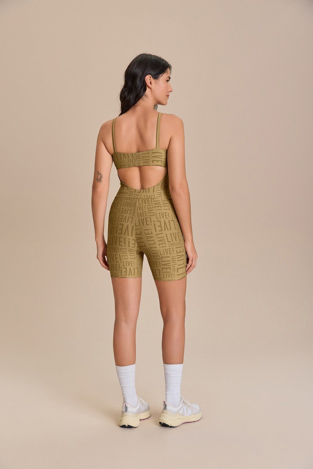 Macaquinho Shorts Live Cor:Mocassim;Tamanho:M 4