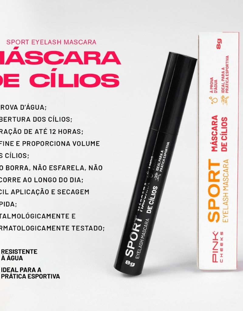 Máscara de Cílios Sport Eyelash Mascara Cor:Preto;Tamanho:8g 3