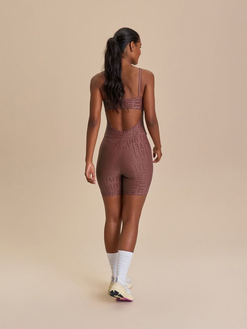 Macaquinho Shorts LIVE Cor:Purpura;Tamanho:P 2