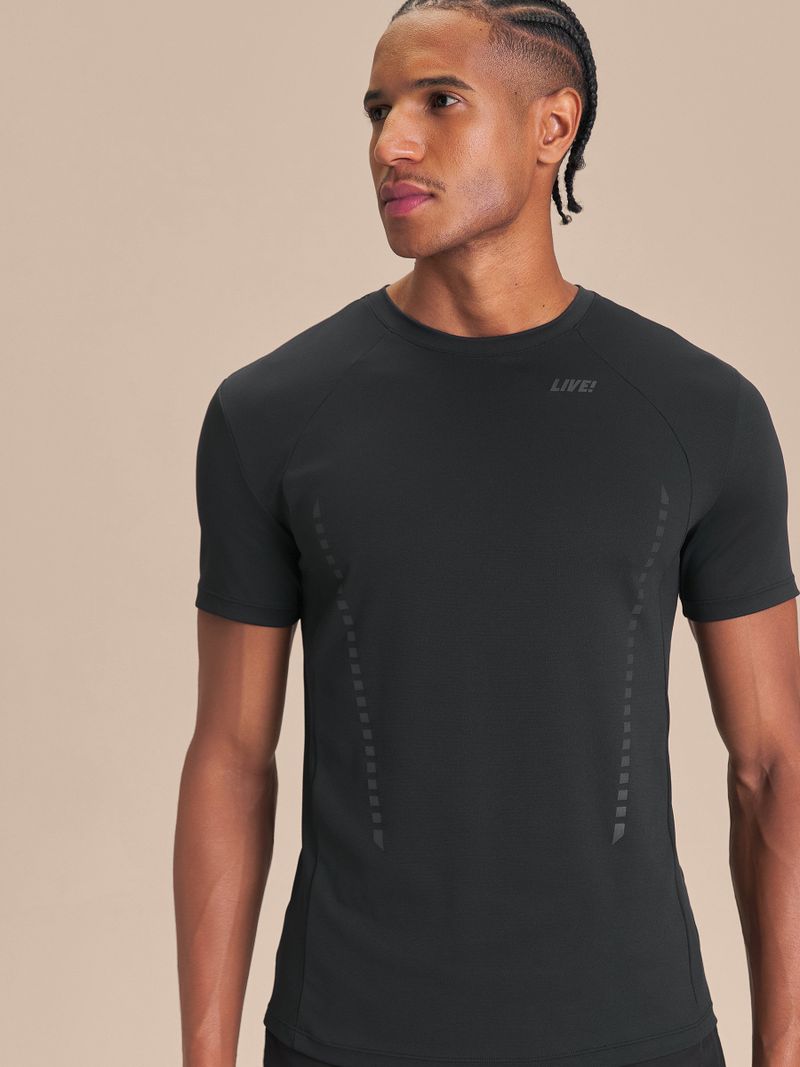 Camiseta Train Slim Men Cor:Preto;Tamanho:M 1