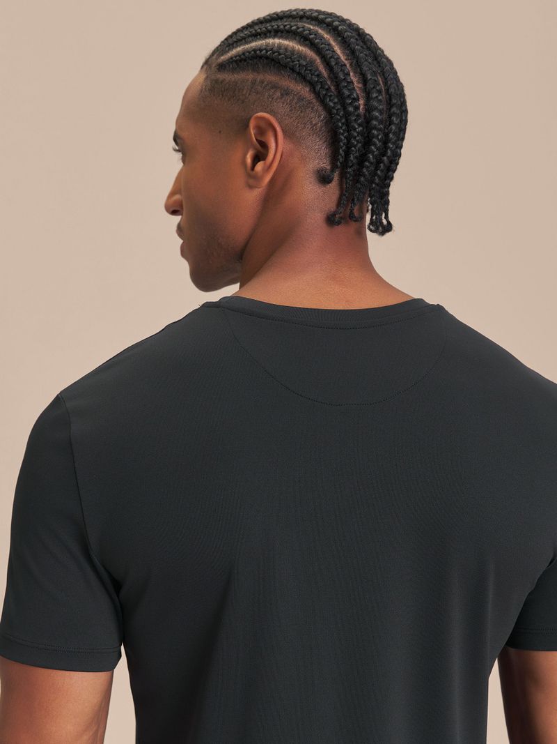 Camiseta Train Slim Men Cor:Preto;Tamanho:M 4