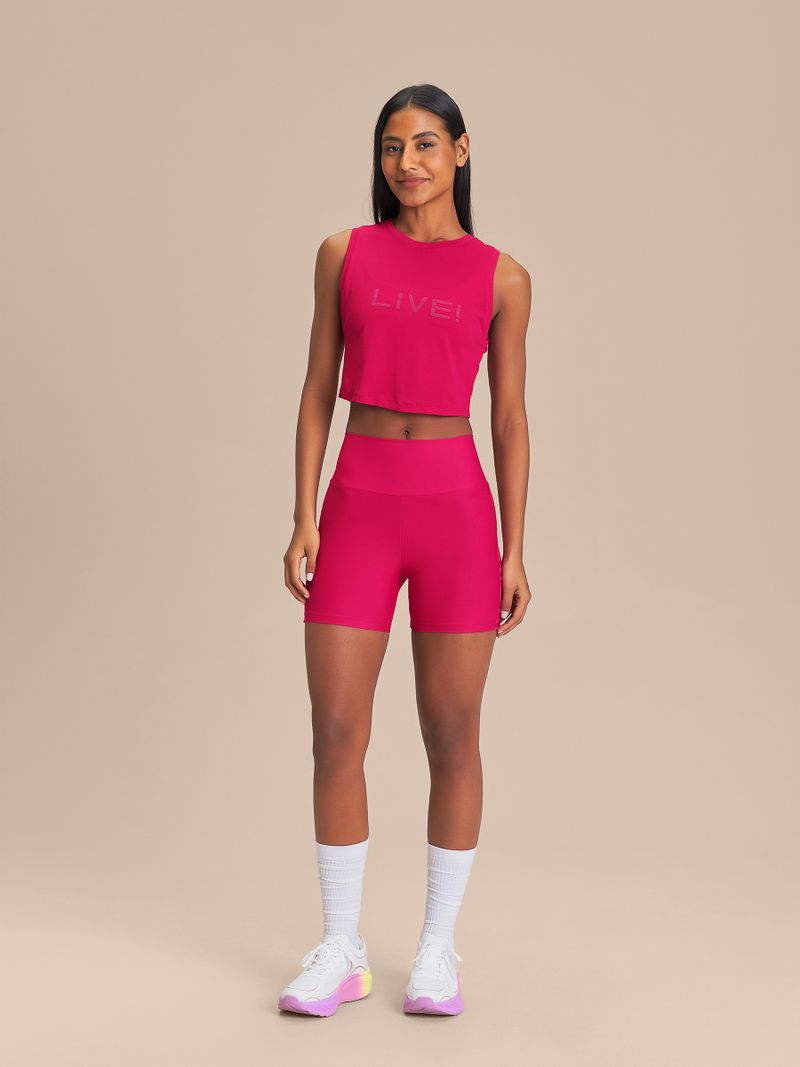 Regata Cropped LIVE Comfort Cor:Verde Claro;Tamanho:G 8