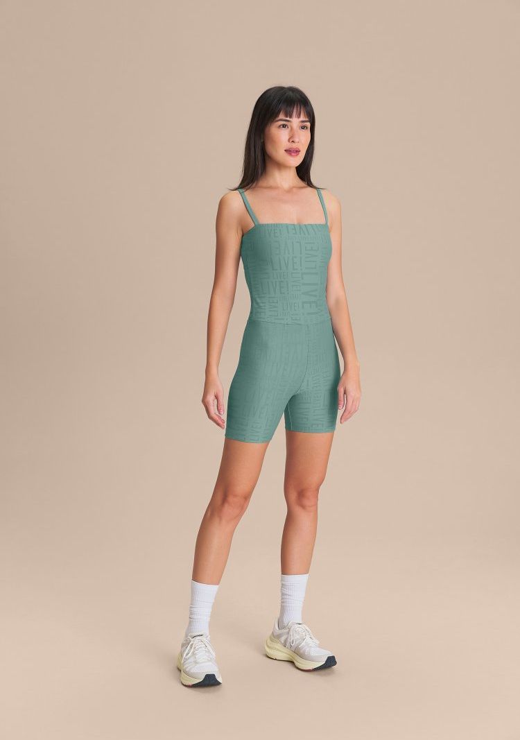 Macaquinho Shorts LIVE Cor:Verde Menta;Tamanho:M 3