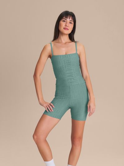 Macaquinho Shorts LIVE Cor:Verde Menta;Tamanho:M