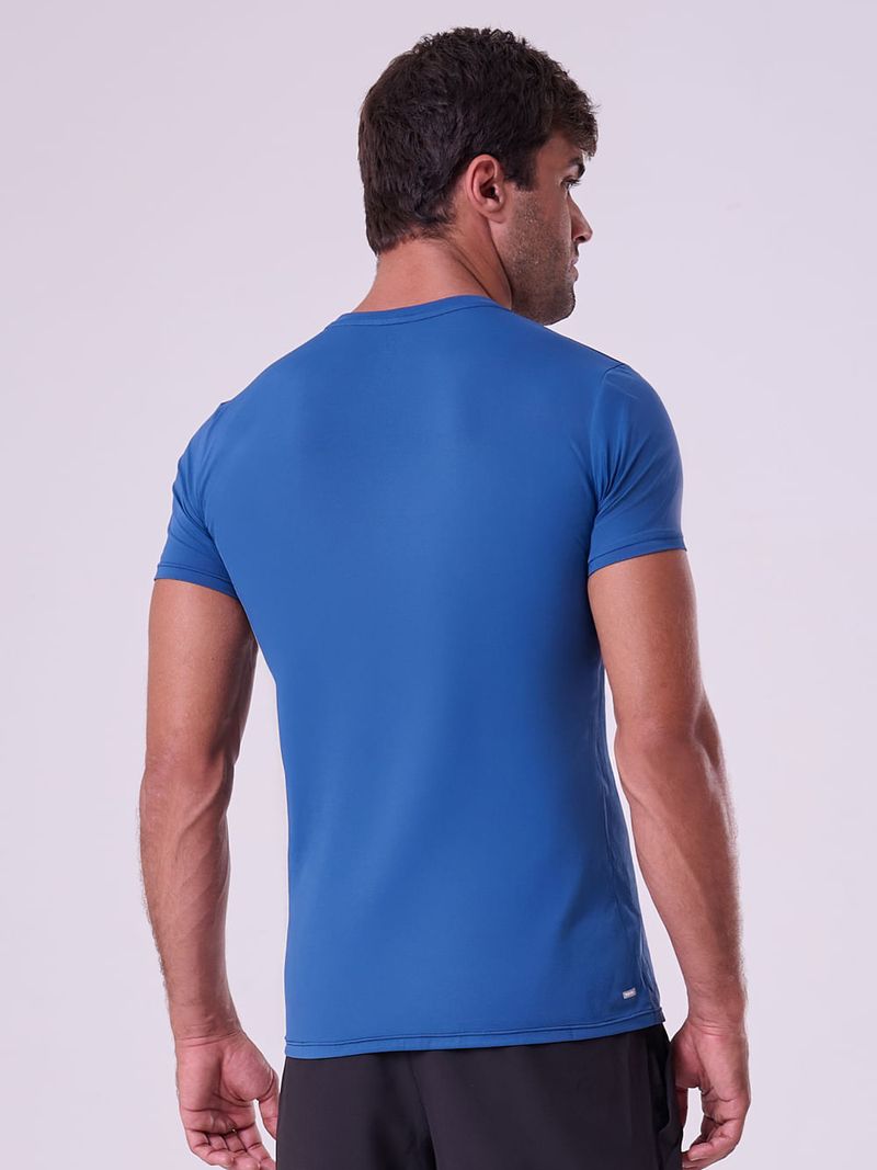 CAMISETA KEEP COOL PEP TRUE DRY MASC Cor:Azul;Tamanho:G 4
