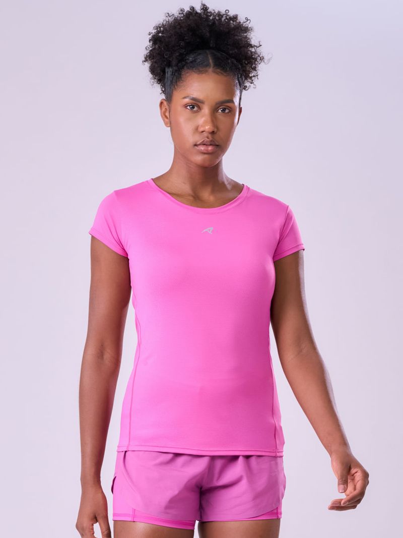 Camiseta Keep Cool Pep UV50 Cor:Rosa;Tamanho:PP 2