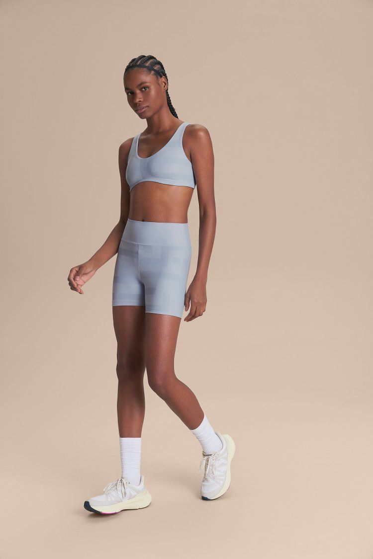 Shorts Maxi LIVE Cor:Azul Claro;Tamanho:M 2