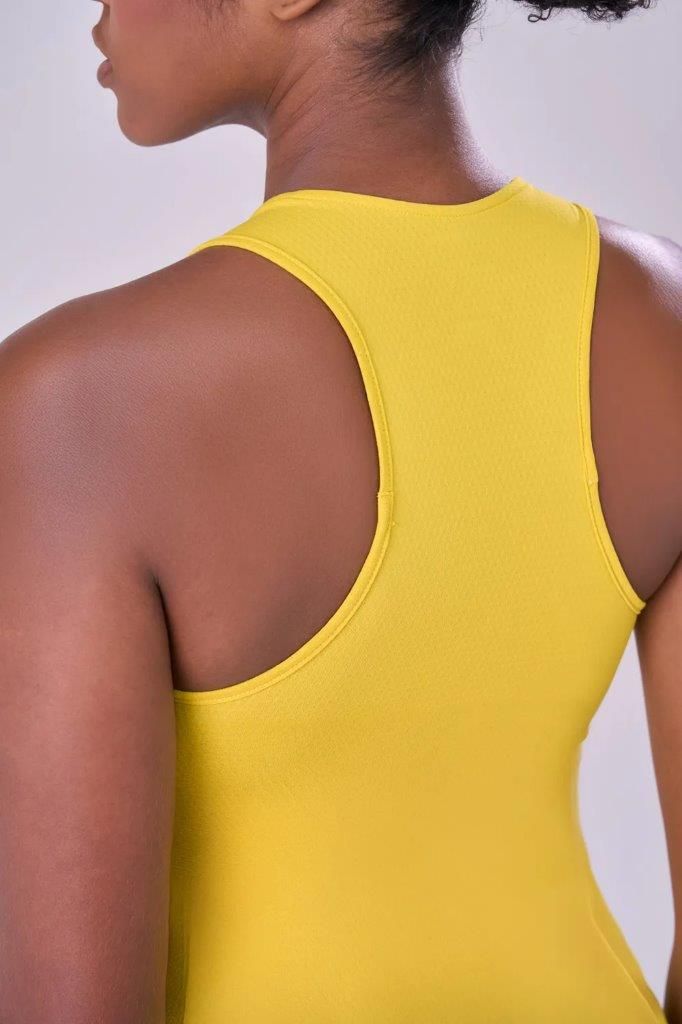 Regata Keep Cool Running Color Cor:Amarelo;Tamanho:P 3