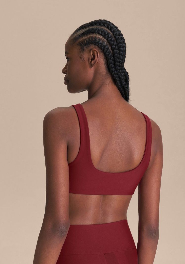 Top Reversible Maxi LIVE Cor:Vermelho Escuro;Tamanho:P 2