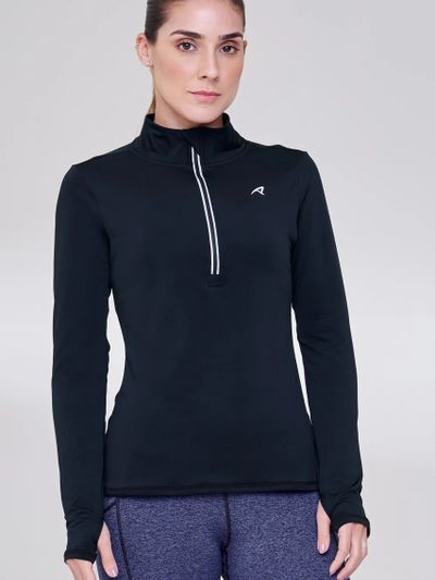 Camiseta Manga Longa Thermal Ziper Refletivo Kept