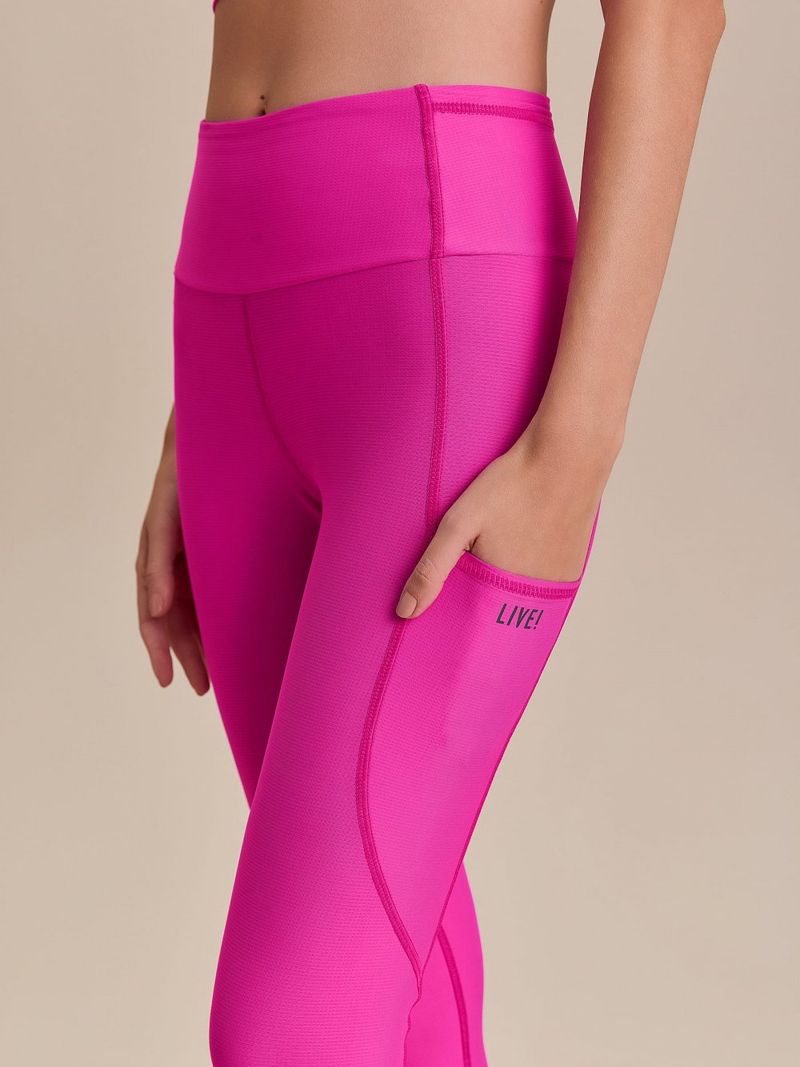 Legging Six Pockets Speed Cor:Fúcsia;Tamanho:P 1