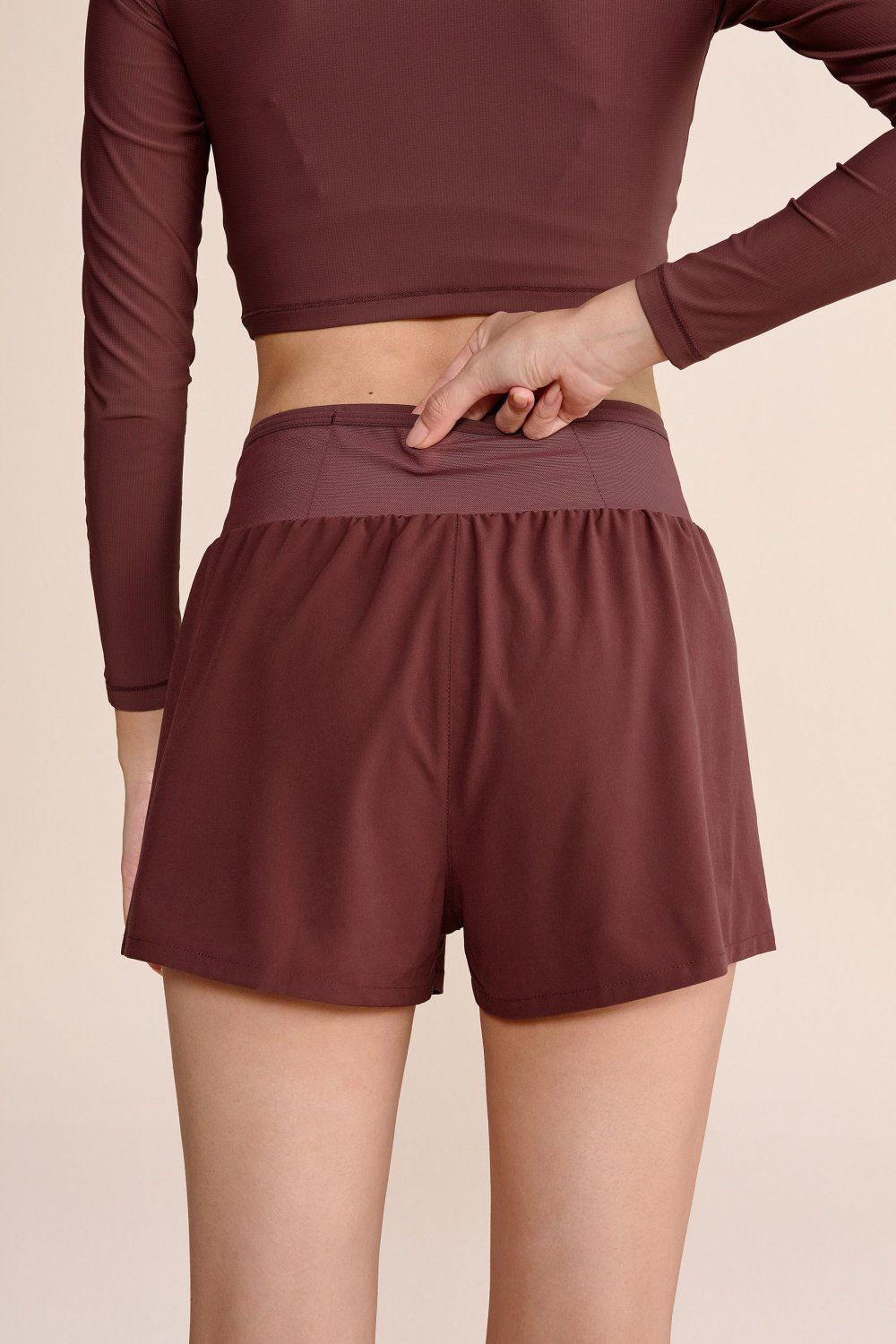 Shorts Pro Six Pockets Cor:Marrom;Tamanho:G 10