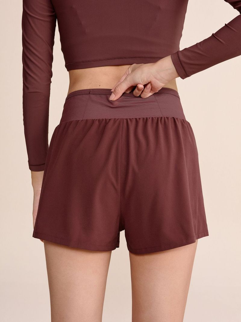 Shorts Pro Six Pockets Cor:Marrom;Tamanho:G 10