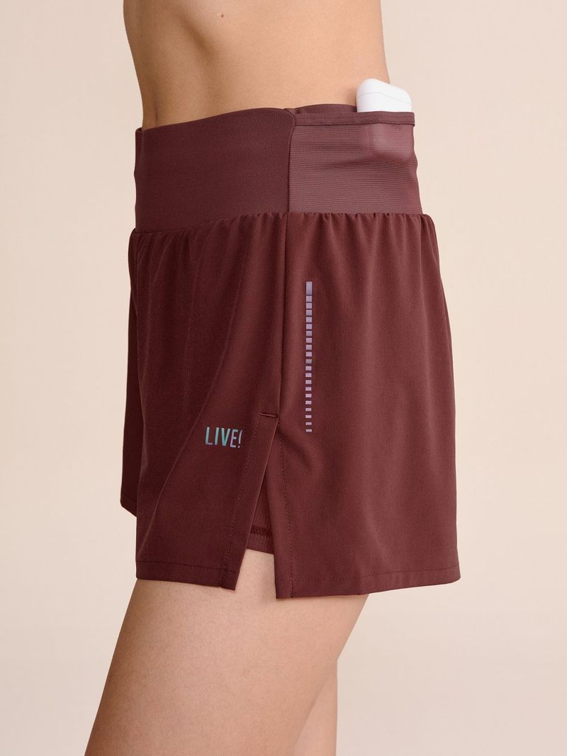 Shorts Pro Six Pockets Cor:Marrom;Tamanho:G 5