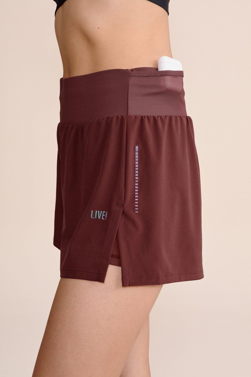 Shorts Pro Six Pockets Cor:Marrom;Tamanho:G 6