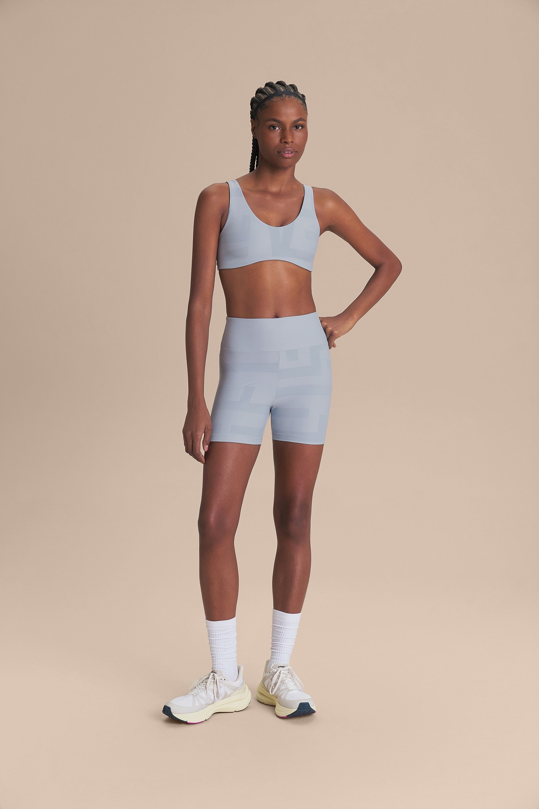Shorts Maxi LIVE Cor:Azul Claro;Tamanho:P 4