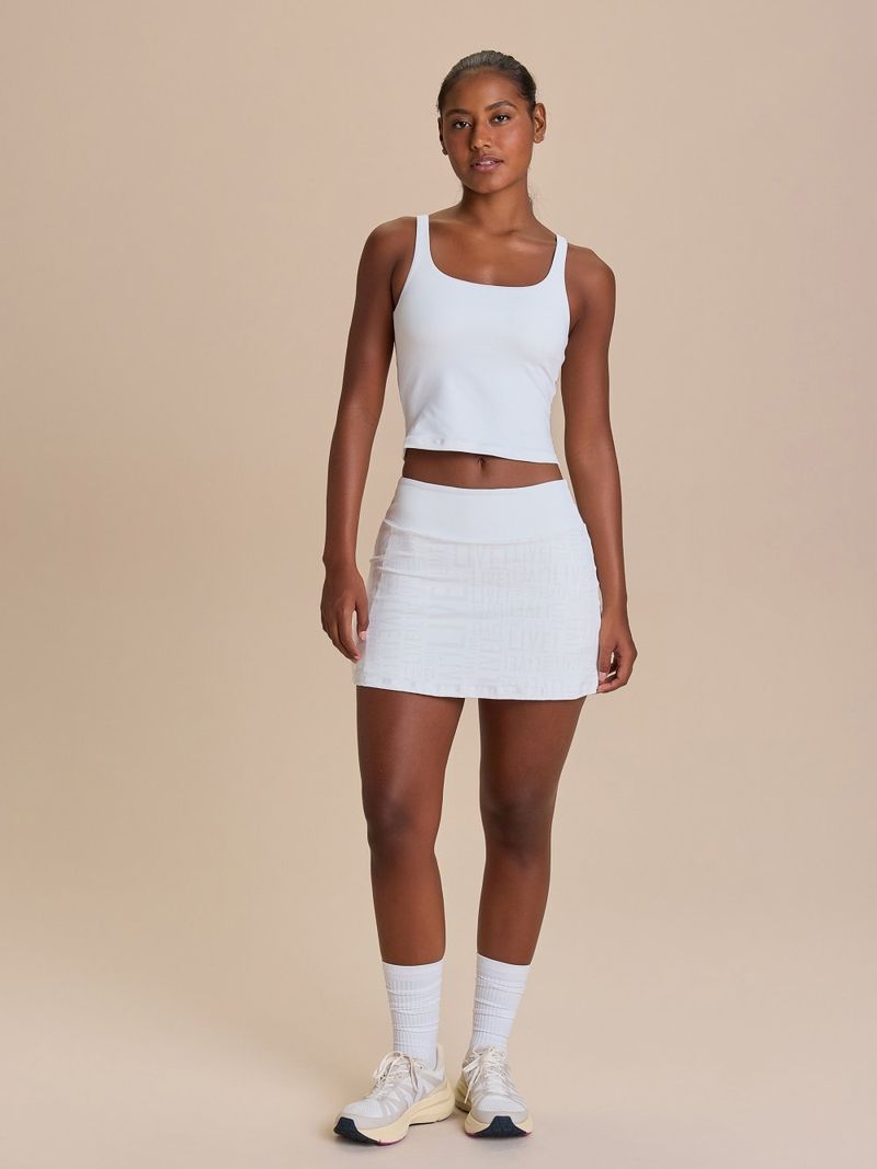 Regata Cropped Move Sense Cor:Branco;Tamanho:G 2