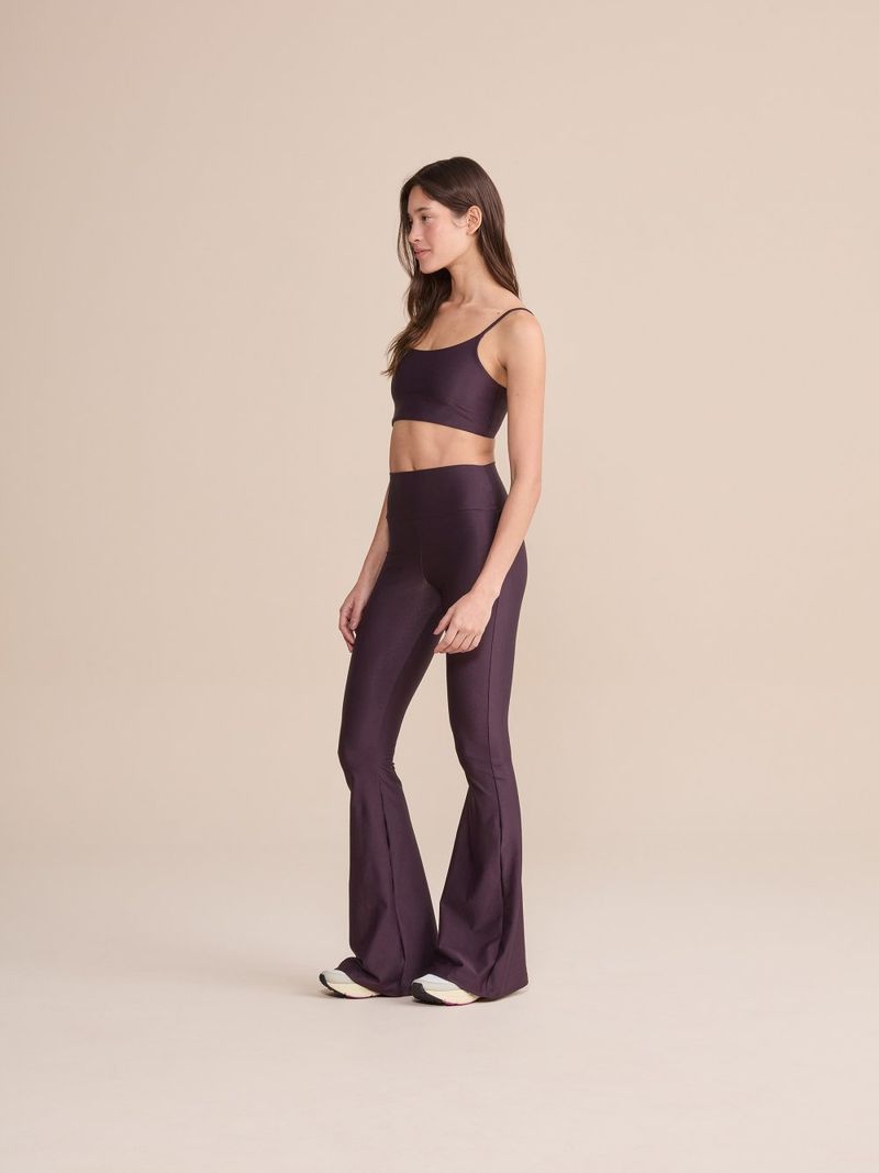 Calca Flare Allure Adaptiv Cor:Violeta escuro;Tamanho:M 1