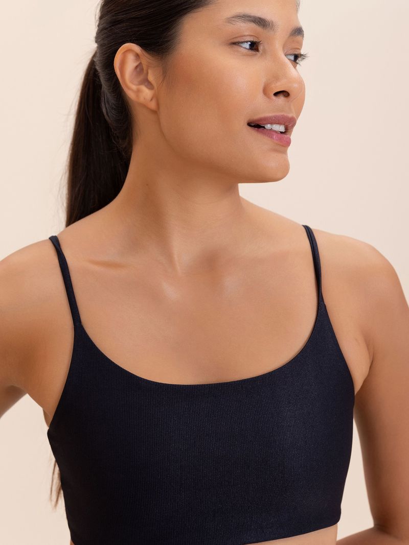 Top Curve Allure Adaptiv Branco e Preto Cor:Preto;Tamanho:M 2